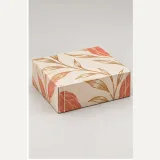Custom travel fragrance set packaging — Collapsible magnetic rigid box — Side / rear