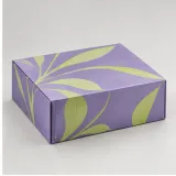 Custom skincare ritual packaging — Collapsible magnetic rigid box — Side / rear