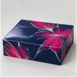 Custom makeup launch kit packaging — Collapsible magnetic rigid box — Closed set