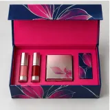 Custom makeup launch kit packaging — Collapsible magnetic rigid box — Product & insert