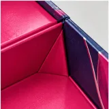 Custom makeup launch kit packaging — Collapsible magnetic rigid box — Material & finish