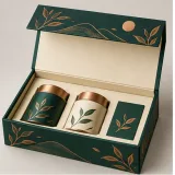 Tea tin pairing — Collapsible magnetic rigid box