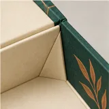 Custom tea tin pairing packaging — Collapsible magnetic rigid box — Material & finish