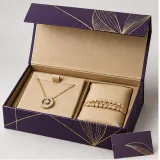 Jewelry gift set — Collapsible magnetic rigid box