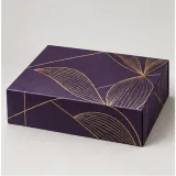 Custom jewelry gift set packaging — Collapsible magnetic rigid box — Closed set