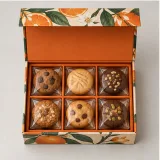 Custom cookie gift selection packaging — Collapsible magnetic rigid box — Product & insert