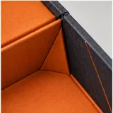 Custom executive notebook set packaging — Collapsible magnetic rigid box — Material & finish