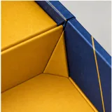 Custom employee welcome kit packaging — Collapsible magnetic rigid box — Material & finish