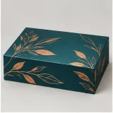 Custom candle gift duo packaging — Collapsible magnetic rigid box — Closed set